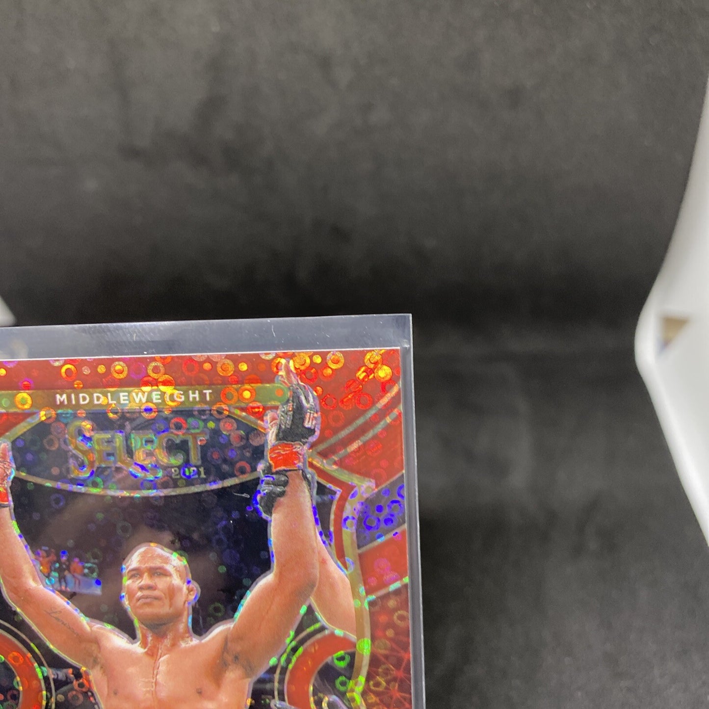 2021 Panini Select UFC - Concourse Red Disco Prizm #74 Ronaldo Souza /199