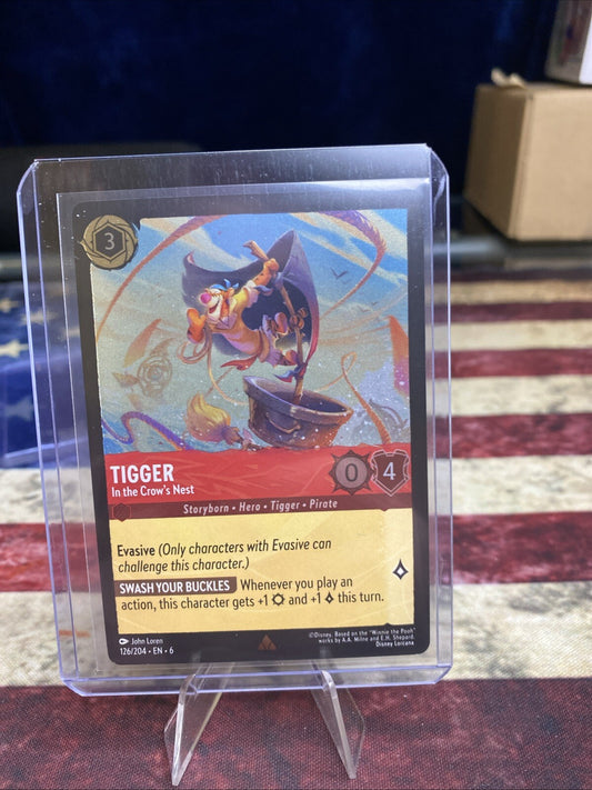 TIGGER - IN THE CROW'S NEST Azurite Sea FOIL #126 6TH(NM+)(LOR)