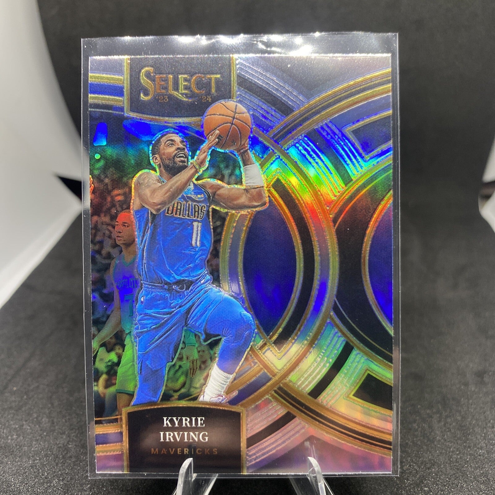 Kyrie Irving 2023-24 Select Silver Prizm Premier #180 Dallas Mavericks M9