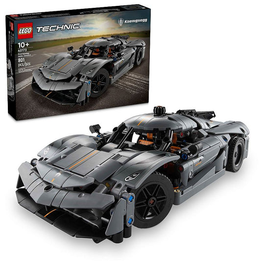 LEGO Technic Koenigsegg Jesko Absolut Grey Hypercar  Sports Car Building Toy Set for Boys and Girls  Vehicle Racing Car for Kids  Buildable Model Kit  Sports Car Toy  Motor Enthusiasts’ Gift  42173