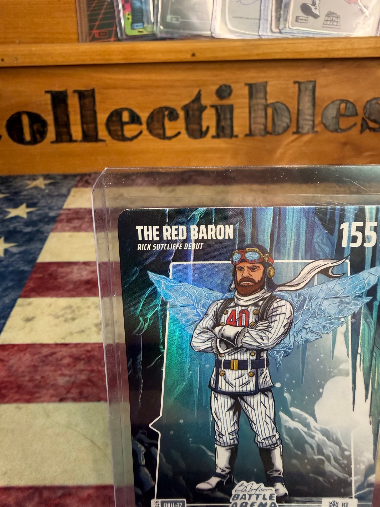2026 Bo Jackson Battle Arena Rick Sutcliffe "The Red Baron" #CHILL-37 Ice Foil Debut