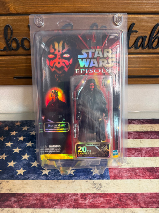 STAR WARS CELEBRATION 2019 EXCLUSIVE 20TH ANNIVERSARY DARTH MAUL BLACK SERIES