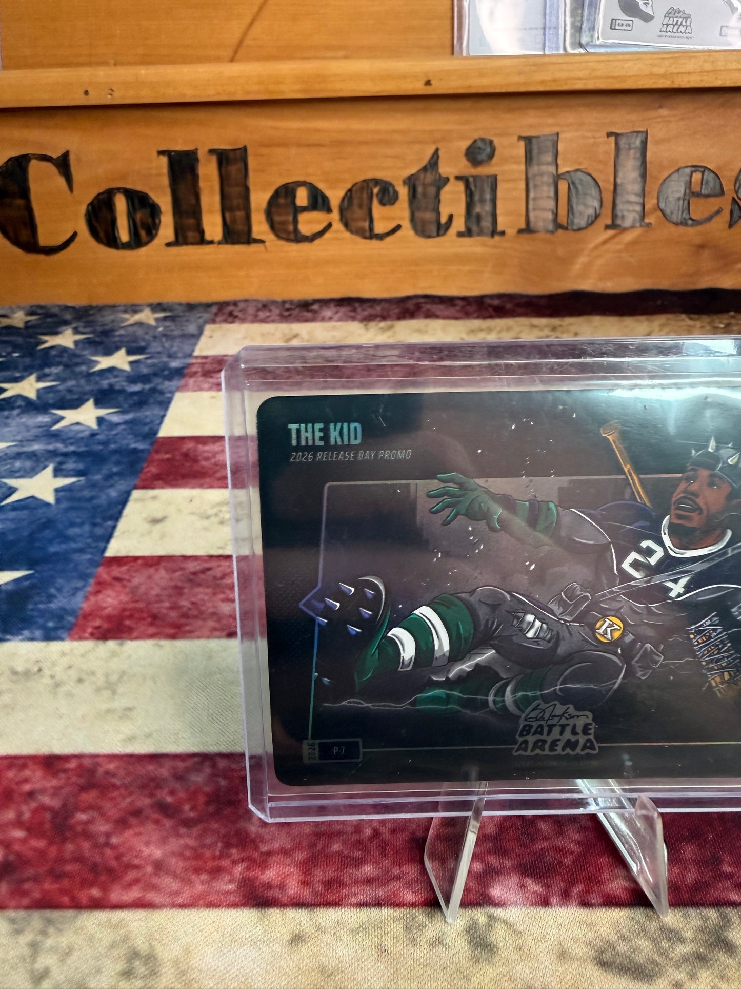 2026 Bo Jackson Battle Arena Ken Griffey Jr. "The Kid" #P-7 Release Day Promo Steel