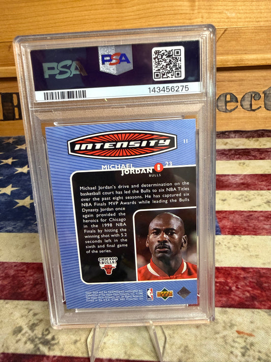 1998-99 Upper Deck Intensity Michael Jordan #I1 PSA 9 MINT Bulls