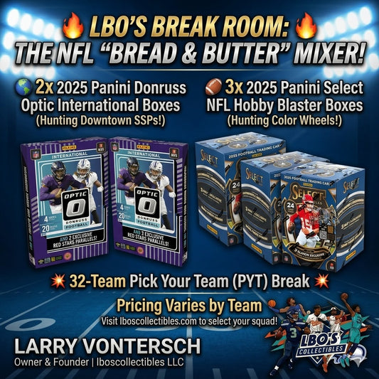 2025 NFL Bread & Butter 5-Box Hobby Mixer (PYT)