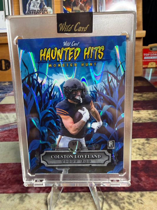 2024 Wild Card Haunted Hits Monster Hunt Colston Loveland 1/1 One of One Rookie