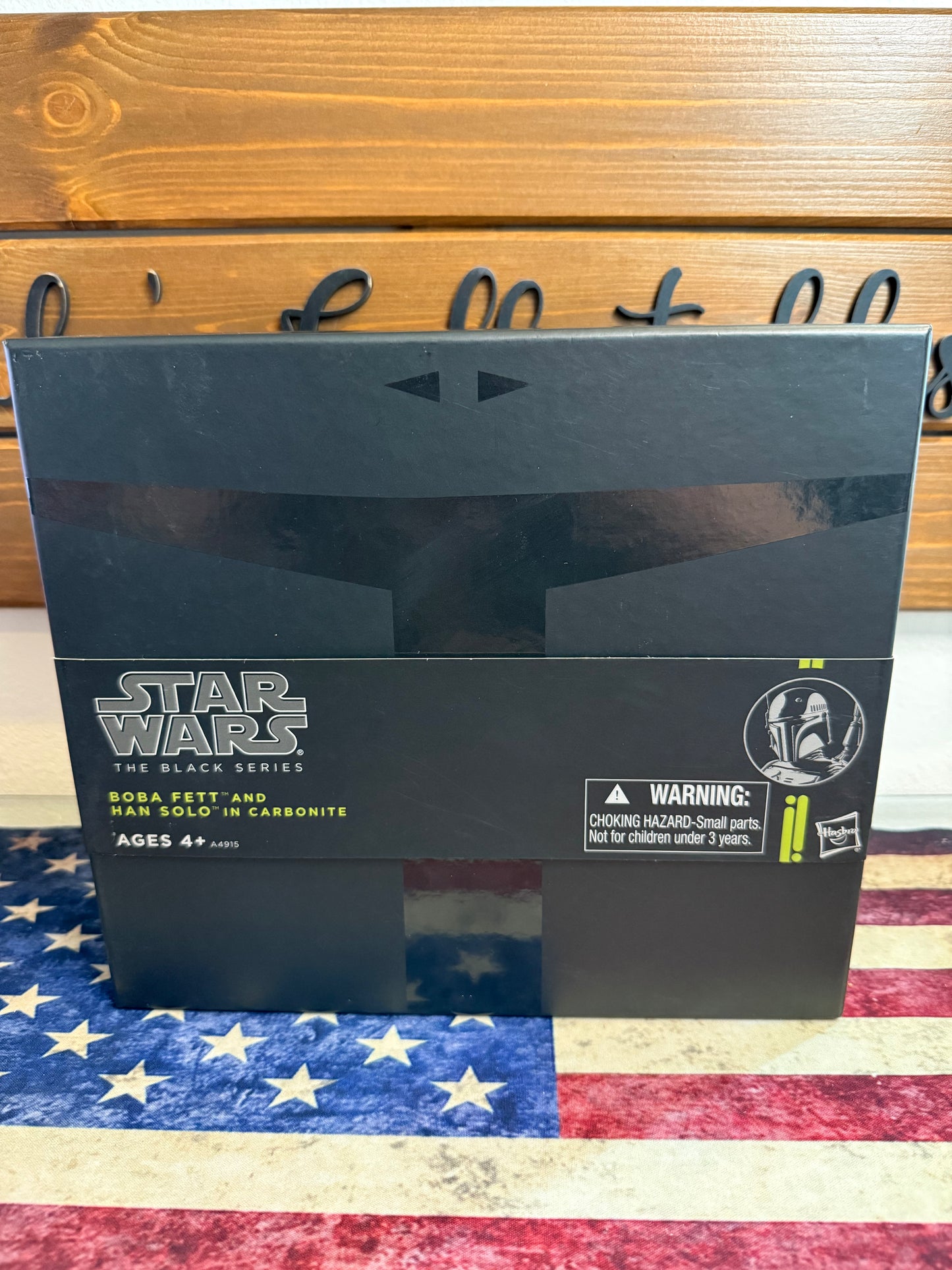 2013 Hasbro Star Wars BOBA FETT AND HAN SOLO IN CARBONITE Black Series - NEW
