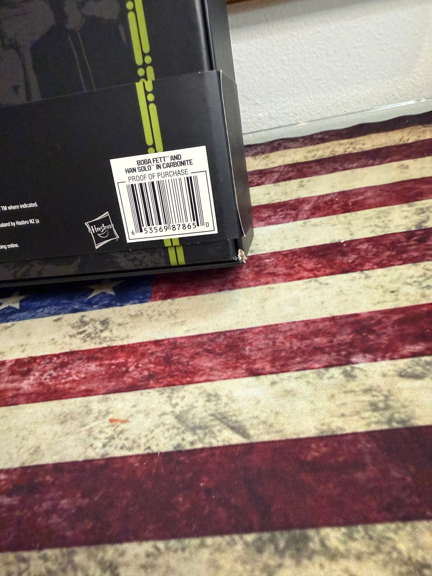 2013 Hasbro Star Wars BOBA FETT AND HAN SOLO IN CARBONITE Black Series - NEW