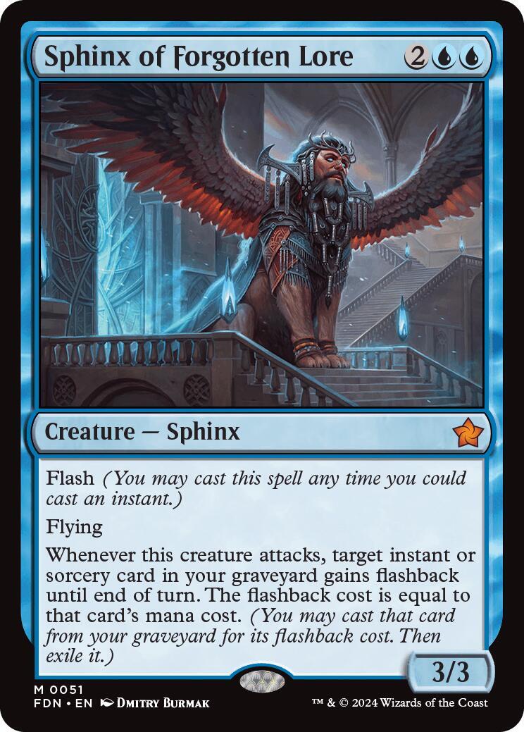 Sphinx of Forgotten Lore Foundations Regular mythic