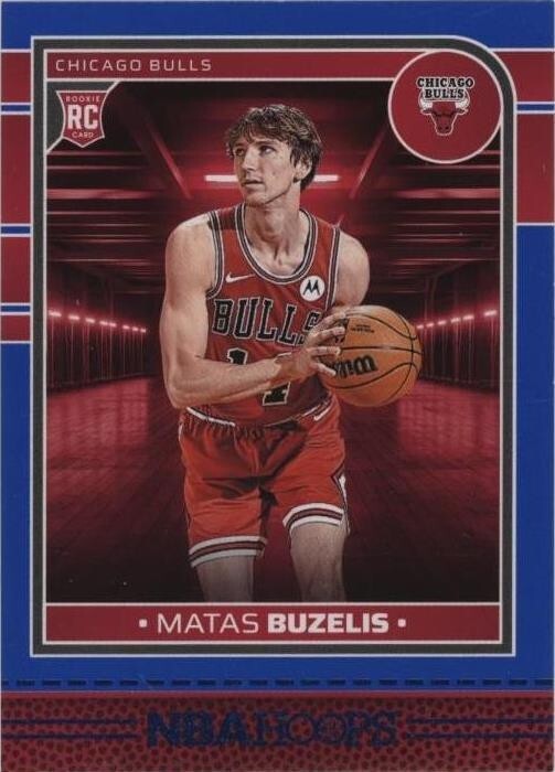 2024-25 Panini Nba Hoops - Rookies Blue #241 Matas Buzelis (RC)