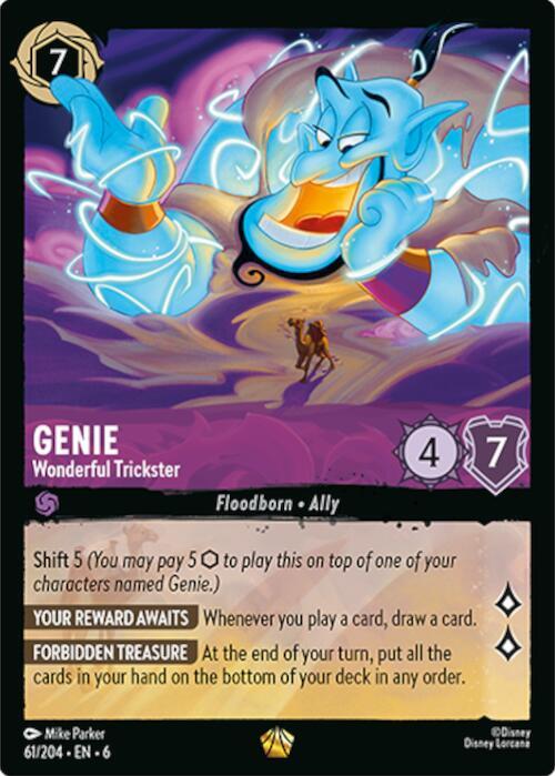 Genie - Wonderful Trickster 61/204 Azurite Sea Regular