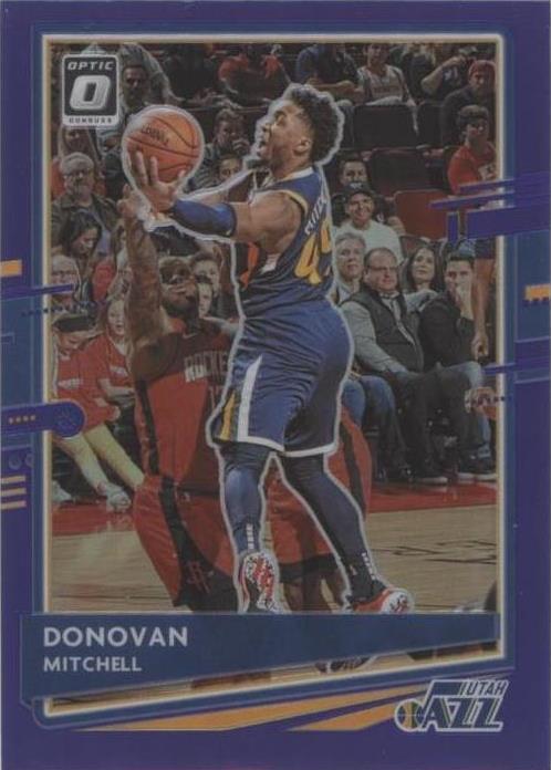 2020-21 Panini Donruss Optic - Purple Prizm #30 Donovan Mitchell