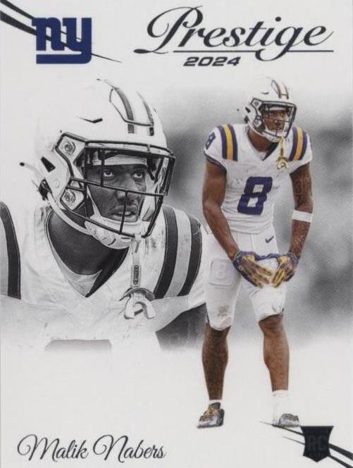 2024 Panini Prestige - Rookies #306 Malik Nabers (RC)