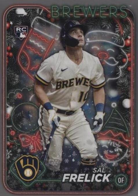 2024 Topps Holiday - Silver Glitter #H35 Sal Frelick (RC)