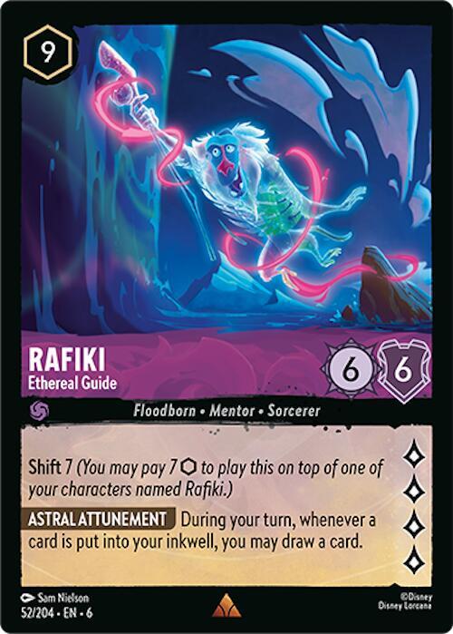 Rafiki - Ethereal Guide 52/204 Azurite Sea Cold Foil