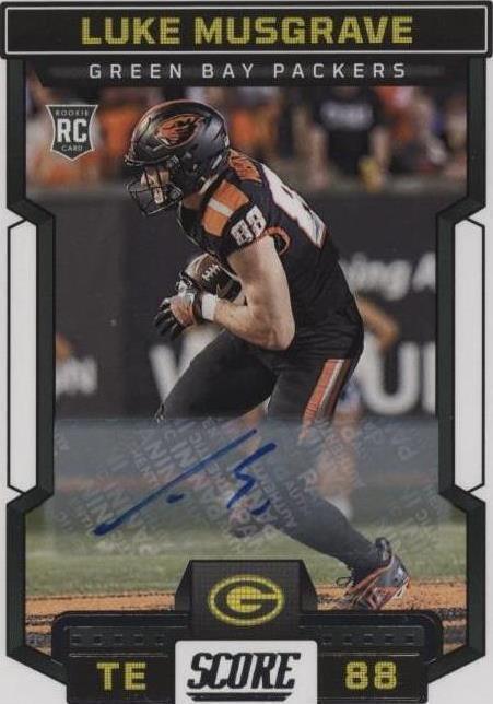 2023 Score - Rookies Signatures #340 Luke Musgrave (AU, RC)